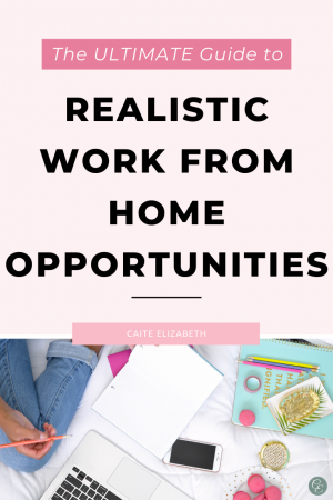 Opportunities to work from home